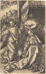 Zvěstování od Heinrich Aldegrever