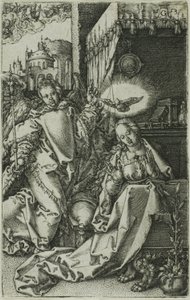 Zvěstování od Heinrich Aldegrever
