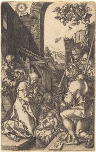 Narození Páně, 1553. od Heinrich Aldegrever