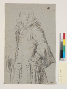 Studie pro mužský portrét, 3/4 figura