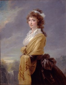 Portrét hraběnky Elisabeth von Thun-Hohenstein 1764-1806, 1787