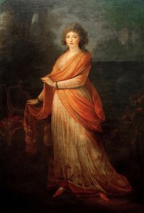 Portrét Varvary Vasiljevny Golitsyny, rozené von Engelhardt 1757-1815, 1792.