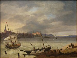 Kiel a Kielský fjord od Heinrich Hintze