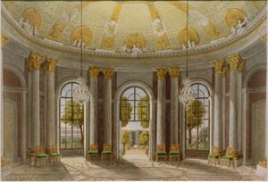 Mramorový sál paláce Sanssouci od Heinrich Hintze