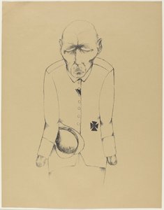 Nezaměstnaný muž od Heinrich Hoerle