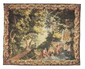 Bruselská mytologická tapisérie ze série Diana & Callisto, c. 1680-1710 od Heinrich II Reydams