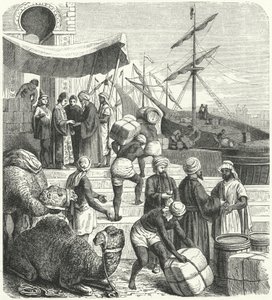 Arabští obchodníci (rytina) od Heinrich Leutemann