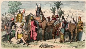 Starý Orient / Peršané: Šaty perské armády od Heinrich Leutemann