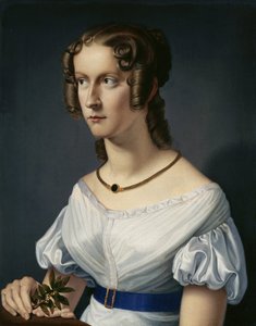 portrét dívky od Heinrich Maria von Hess