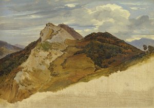 V Civitella, 1822 (olej, papír na plátně)