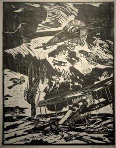 Letecká bitva od Heinrich Steinhagen
