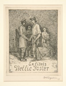 Knihovní desky od Heinrich Vogeler