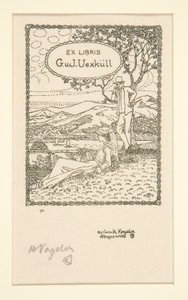 Knihovní desky od Heinrich Vogeler