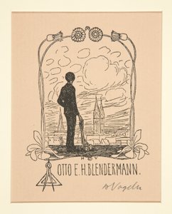 Knihovní desky od Heinrich Vogeler