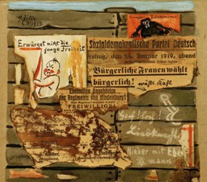 H. Zille, Plakatwand 1919 / Koláž od Heinrich Zille