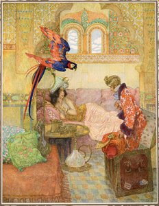 Létající kufr z pohádek Hanse Christiana Andersena, hospoda. 1911