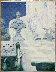 Malá mořská panna z pohádek Hanse Christiana Andersena, hospoda. 1911