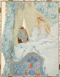 Princezna na hrášku z Pohádek Hanse Christiana Andersena, hospoda. 1911