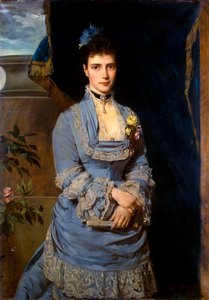 Portrét velkovévodkyně Marie Fjodorovny, princezny Dagmar Dánské, 1847-1928, 1874.