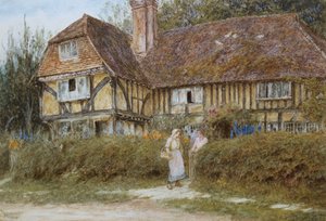 Kentish Cottage od Helen Allingham