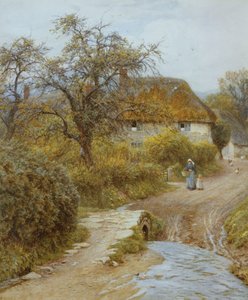 Hill Farm, Symondsbury, Dorset od Helen Allingham