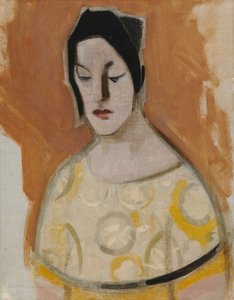 Věštkyně (Žena ve žlutých šatech) od Helene Schjerfbeck