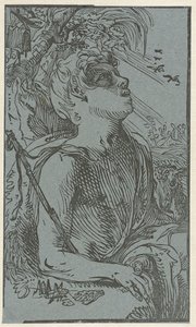 Jana Křtitele na poušti od Hendrick Goltzius (attributed to)