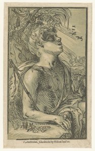 Jana Křtitele na poušti od Hendrick Goltzius (attributed to)