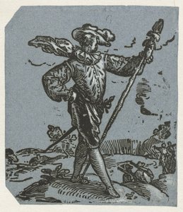Kapitán pěchoty od Hendrick Goltzius (circle of)