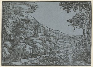 Arkádská krajina od Hendrick Goltzius (rejected attribution)