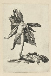 Pyramus a Thisbe od Hendrick Goltzius (workshop of)