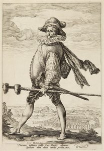 Kapitán pěchoty od Hendrick Goltzius
