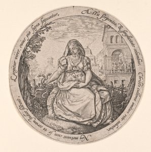 Alegorie opatrnosti od Hendrick Goltzius