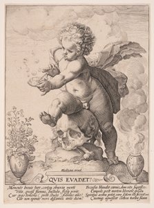 Alegorie pomíjivosti (Quis Evadet) od Hendrick Goltzius
