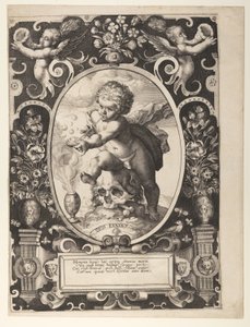 Alegorie pomíjivosti (Quis Evadet) od Hendrick Goltzius