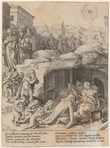 Klanění tří králů od Hendrick Goltzius