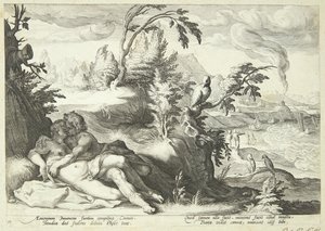 Apollon nebo Koronis od Hendrick Goltzius