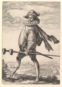 Kapitán pěchoty od Hendrick Goltzius