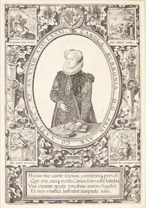 Šarlota Bourbonská od Hendrick Goltzius