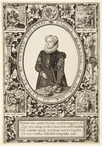 Šarlota Bourbonská od Hendrick Goltzius