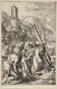 Kristus nesoucí kříž od Hendrick Goltzius