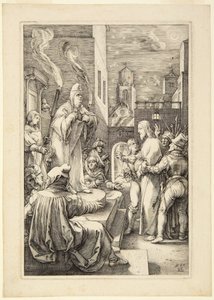 Kristus před Kaifášem od Hendrick Goltzius