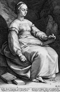 Kleió od Hendrick Goltzius