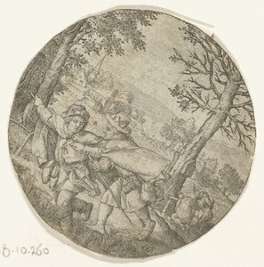 Slepý vede slepého od Hendrick Goltzius