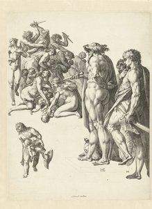 Vražda kojenců v Betlémě od Hendrick Goltzius