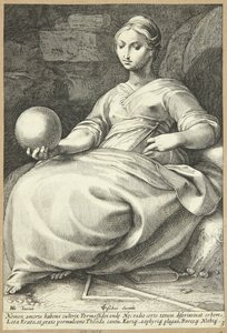 Erato od Hendrick Goltzius