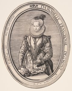Françoise van Egmond od Hendrick Goltzius