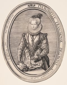 Françoise van Egmond od Hendrick Goltzius
