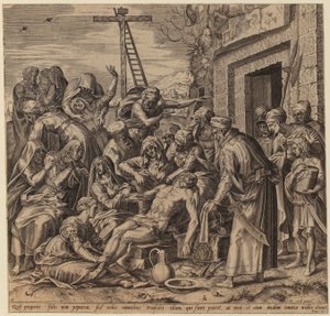 Svatý Jeroným od Hendrick Goltzius