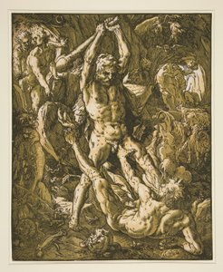 Hercules Killing Cacus od Hendrick Goltzius